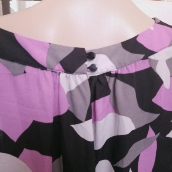 💚Nine West Sleeveless JewelNeck Blouse Top Size L - Picture 4 of 5